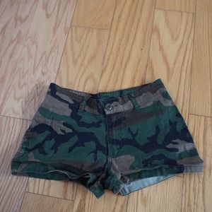 Camo shorts